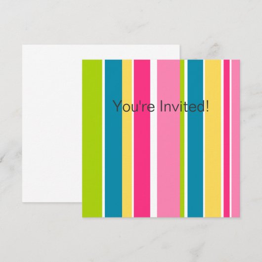 Snoep Stripes Kaart (Voorkant / Achterkant)