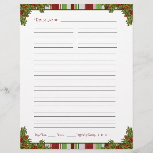 Snoep Stripes-kerstrecept Multomap invoegen (Achterkant)