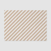 Snoep Stripes Kraft Kerstvakantie Tissue Paper Tissuepapier (Voorkant)