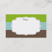 Snoep Stripes mammikaarten Contactkaartje (Achterkant)