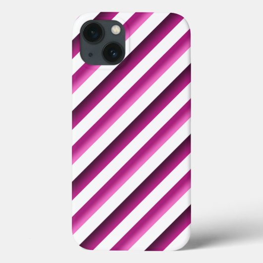Snoep Stripes Paars&roze iPad draagtas Case-Mate iPhone Case (Achterkant)