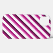 Snoep Stripes Paars&roze iPad draagtas Case-Mate iPhone Case (Achterkant (horizontaal))