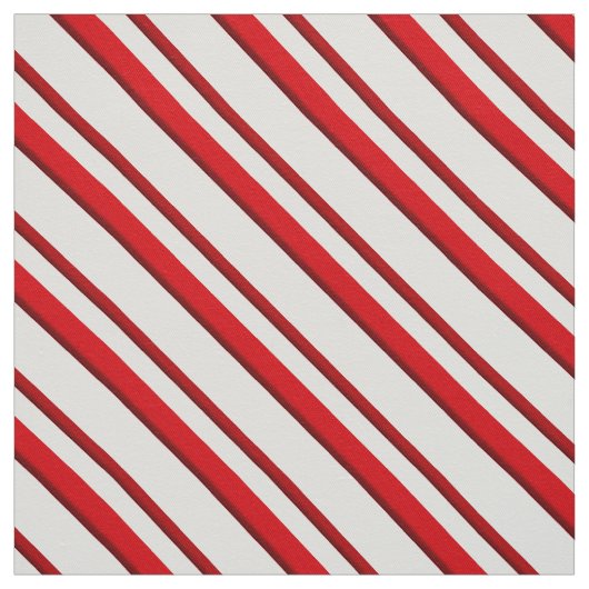 Snoep Stripes, pepermuntrood en wit Stof (Swatch)