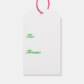 Snoep Stripes, rood, groen en wit Cadeaulabel (Achterkant)