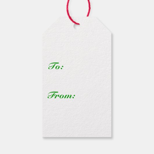 Snoep Stripes, rood, groen en wit Cadeaulabel (Achterkant)