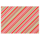Snoep Stripes Rood Wit Groen Festief Diagonaal Tafelkleed (Voorkant (Horizontaal))