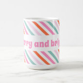 Snoep Stripes Vakantie Koffie Mok (Center)