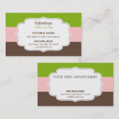 Snoep Stripes Visitekaartjes Afsprakenkaartje (Voorkant / Achterkant)