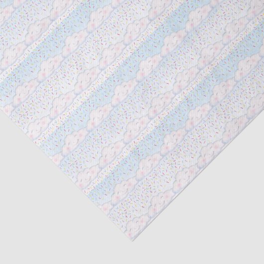 Snoep strooit lachende wolk grillige waterverf tissuepapier (Detail)