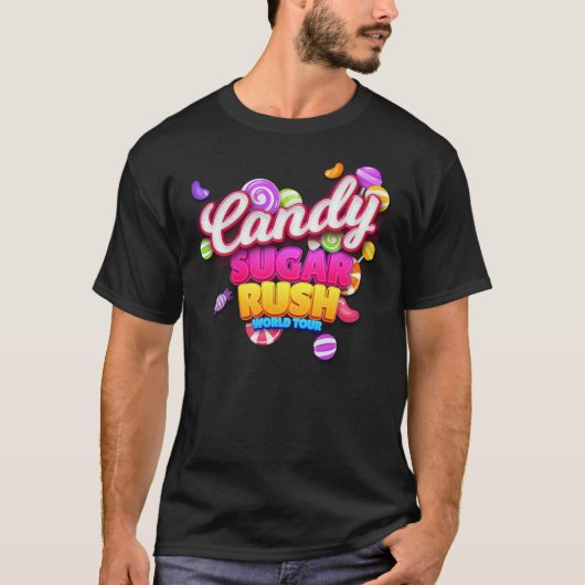Snoep Sugar Rush World Tour Classic T-Shirt (Voorkant)