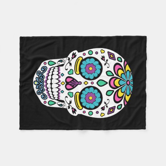 Snoep Suiker Fleece Deken (Voorkant (Horizontaal))