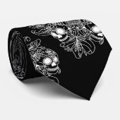 Snoep suikerriet schedeldag van de dood stropdas (Opgerold)