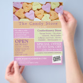 Snoep, suikerwerk Adverteren Flyer (Hand)