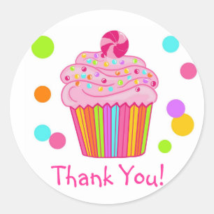 Snoep Surprise Cupcake Stickers