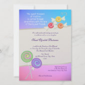 Snoep Sweet Bat Mitzvah Blue Raspberry Kaart (Voorkant)