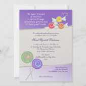 Snoep Sweet Bat Mitzvah Grape Kaart (Voorkant)