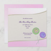 Snoep Sweet Bat Mitzvah Kaart (Voorkant / Achterkant)