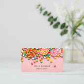 Snoep Sweet, Cake Shop, Pastry Shop Visitekaartje (Staand voorkant)