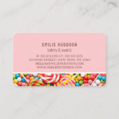 Snoep Sweet, Cake Shop, Pastry Shop Visitekaartje (Achterkant)