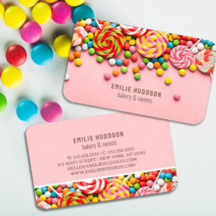 Snoep Sweet, Cake Shop, Pastry Shop Visitekaartje