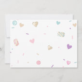 Snoep Sweet Celebrate Cupcake Verjaardagsfoto Kaart (Achterkant)