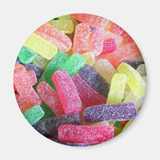 Snoep Sweet Colorful Magneet (Voorkant)