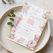 Snoep Sweet Een meisje 1e verjaardag Kaart