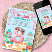 Snoep Sweet Girl's Candyland 8e Verjaardag Kaart