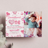 Snoep Sweet One 1e Verjaardagsuitnodiging Kaart