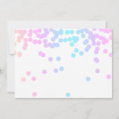 Snoep Sweet One 1st Verjaardag Meisje Schattige Kl Kaart (Achterkant)