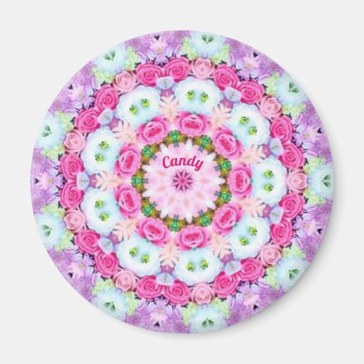 SNOEP ~ Sweet Pastel Flowers ~ Verbijsterend desig Magneet (Voorkant)