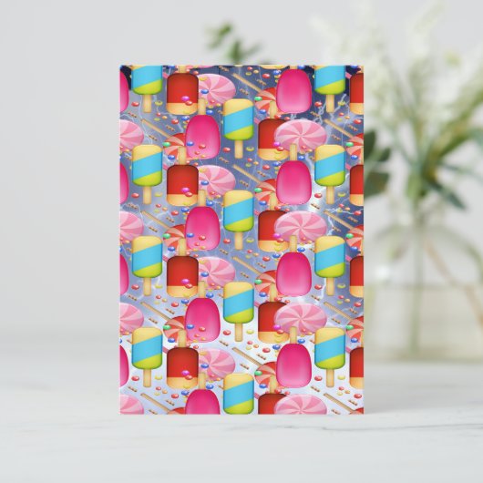 SNOEP SWEET PATTERN RAINBOW dubbelzijdig (Staand voorkant)