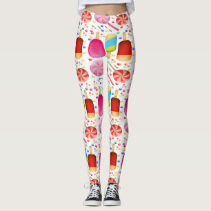 SNOEP SWEET PATTERN RAINBOW LEGGINGS
