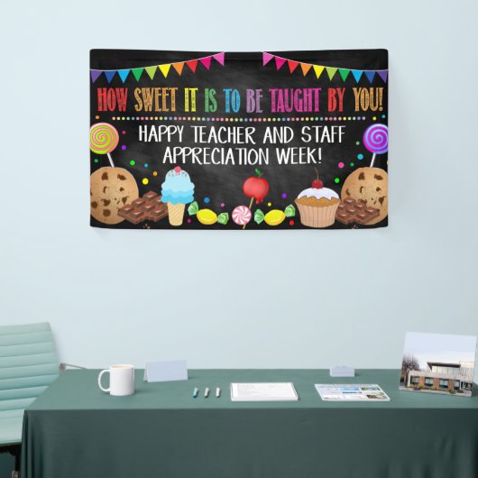 Snoep Sweet Theme Teacher Appreciation Week Banner (Beurs)