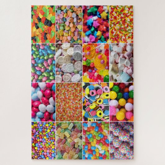 Snoep Sweets Collage Legpuzzel (Verticaal)