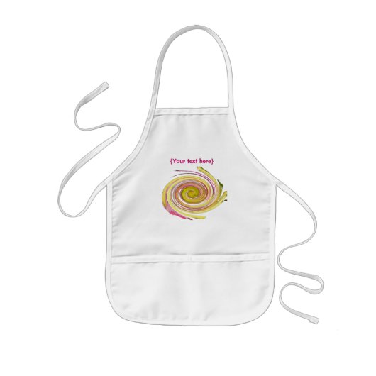 Snoep SWIRL - Aangepast Kinder Schort (Voorkant)