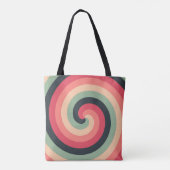 Snoep Swirl Mirage Tote Bag (Achterkant)