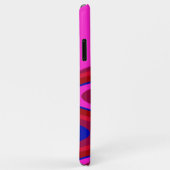 Snoep Swirl-Red Hot Pink ontwerp Case-Mate iPhone Case (Achterkant/rechts)