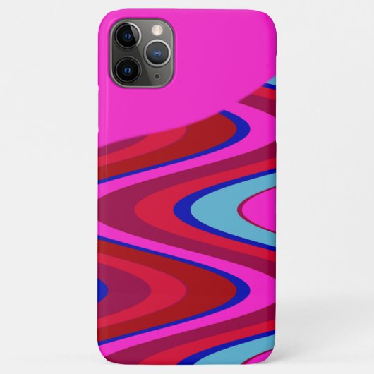 Snoep Swirl-Red Hot Pink ontwerp Case-Mate iPhone Case (Achterkant)