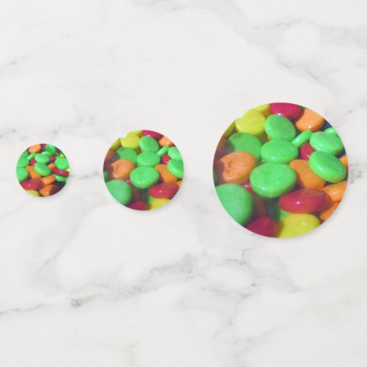 Snoep Tabel Confetti (Achterkanten)