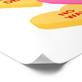 snoep tegen de dag poster (Hoek)