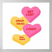 snoep tegen de dag poster (Voorkant)