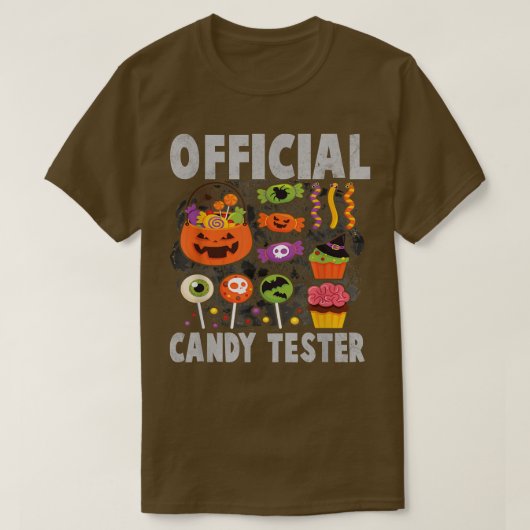 Snoep Tester Lollipop Sweets Funny Halloween Kinde T-shirt (Design voorkant)