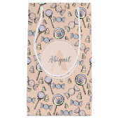 Snoep Thema Pastel Sinaasappel Klein Cadeauzakje (Voorkant)