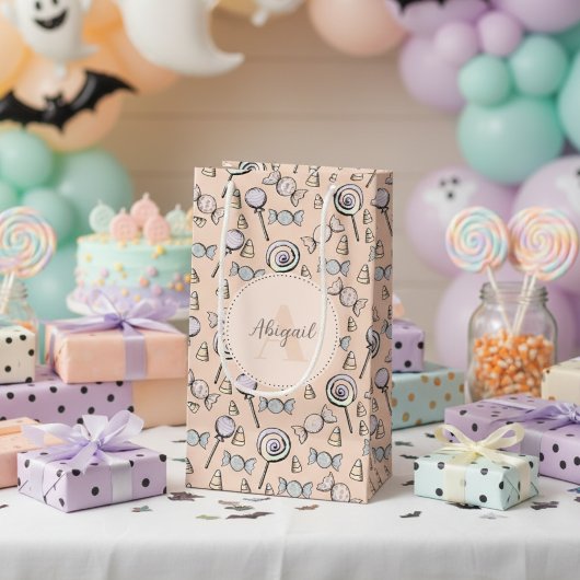 Snoep Thema Pastel Sinaasappel Klein Cadeauzakje