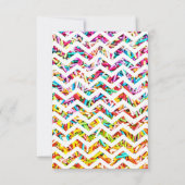 Snoep thema RSVP-kaart RSVP Kaartje (Achterkant)