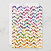 Snoep thema SWEET 15 uitnodiging (Achterkant)