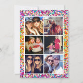 Snoep Thema Sweet BNOT MITZVAH Joint Party Kaart (Achterkant)