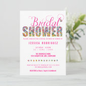 Snoep Thema Vrijgezellenfeest Party Kaart (Staand voorkant)