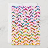 Snoep Thema Vrijgezellenfeest Party Kaart (Achterkant)